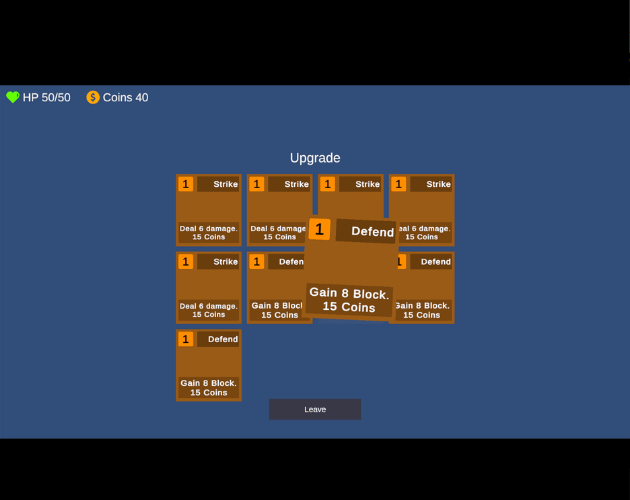 Dungeon Deckbuilder screenshot 1